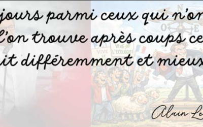 Éloge de l’opportunisme ou traité pratique du retournement de veste.