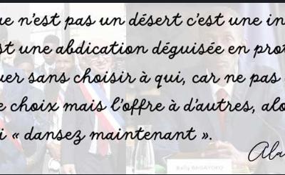 La nature a horreur du vide, la politique plus encore.
