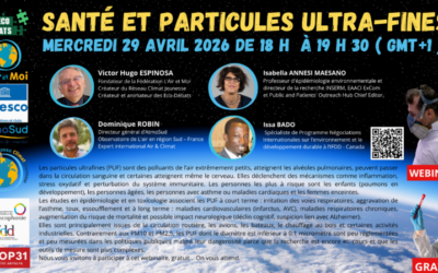 RV 29 avril – Santé et particules ultrafines